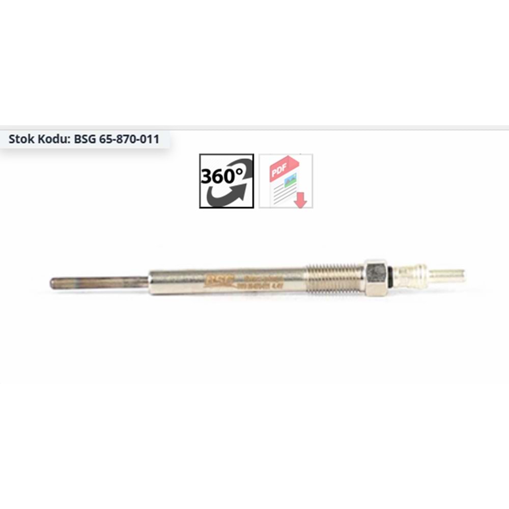 ISITMA BUJİSİ KIZDIRMA 4.8V (Euro5 PUNTO-LINEA-DOBLO-FIORINO-NEMO-BIPPER-ASTAR J-CORSA D 1.3MTJ 10->